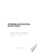 libro Ix Bienal Internacional De Cuenca